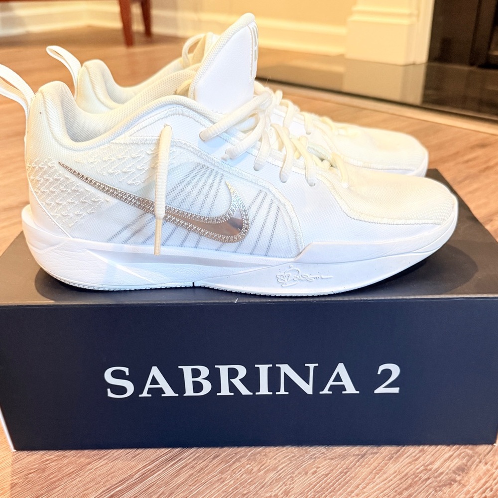 Nike Kids Sabrina 2 White Sneakers